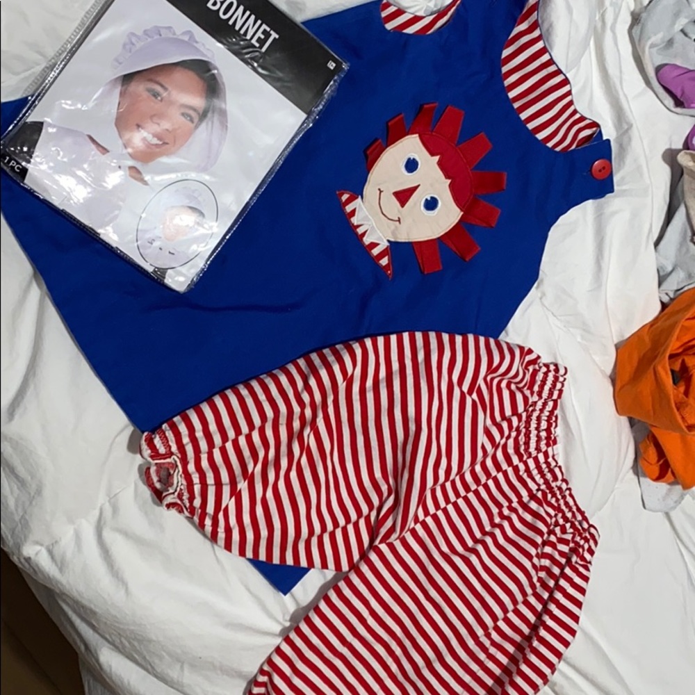 toddler 3t raggedy ann dress and pants